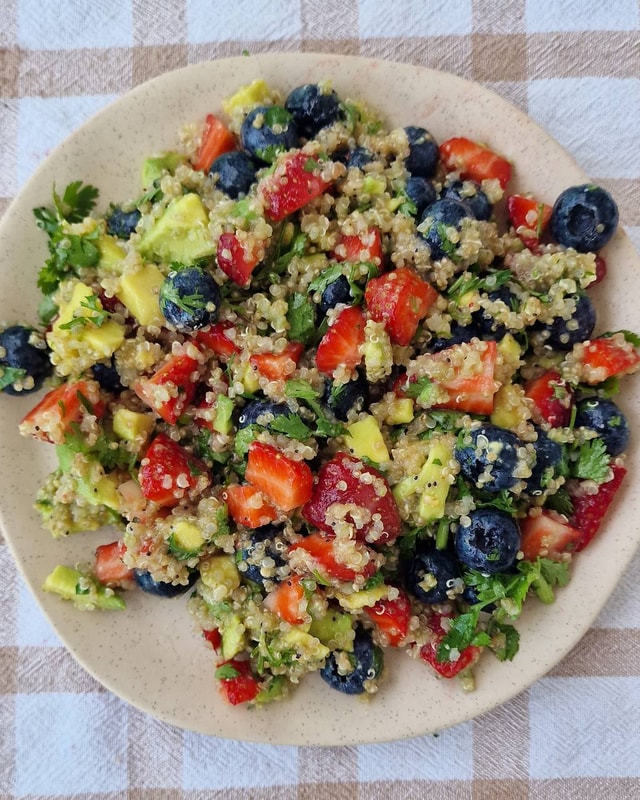 Berry Avocado Quinoa Salad