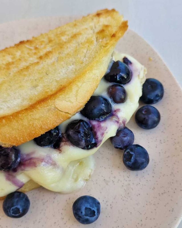 Blueberry Brie Grilled Cheese