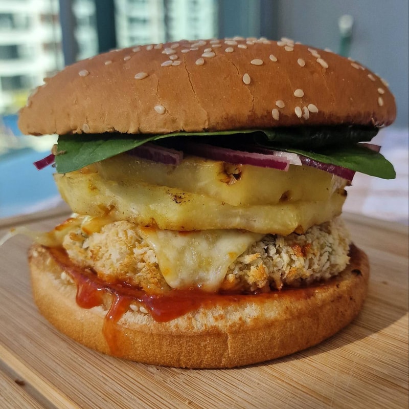 Crispy Shrimp Burger