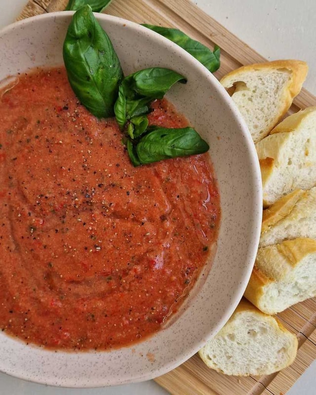 cold gazpacho soup