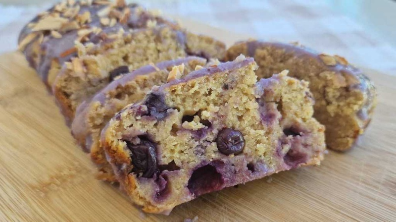 Healthy Blueberry Lemon Bread recipe