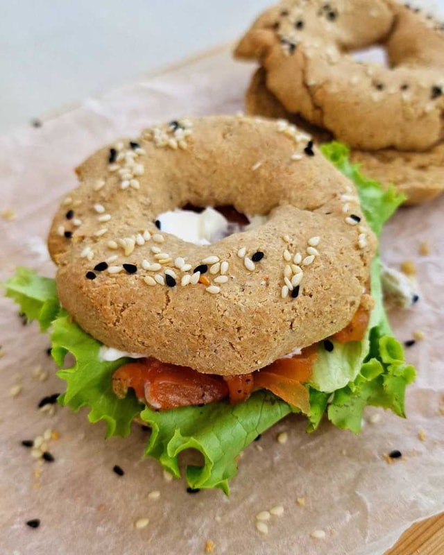 Healthy Oat Bagels