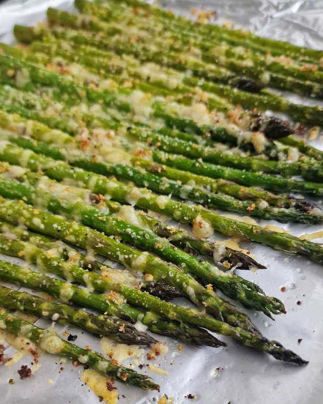 Parmesan baked Asparagus