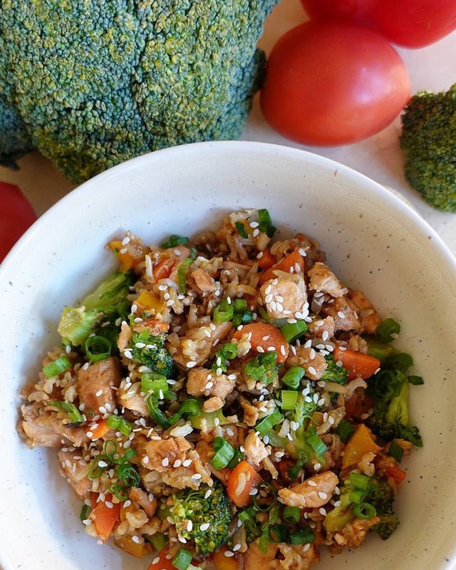 Salmon Fried Rice