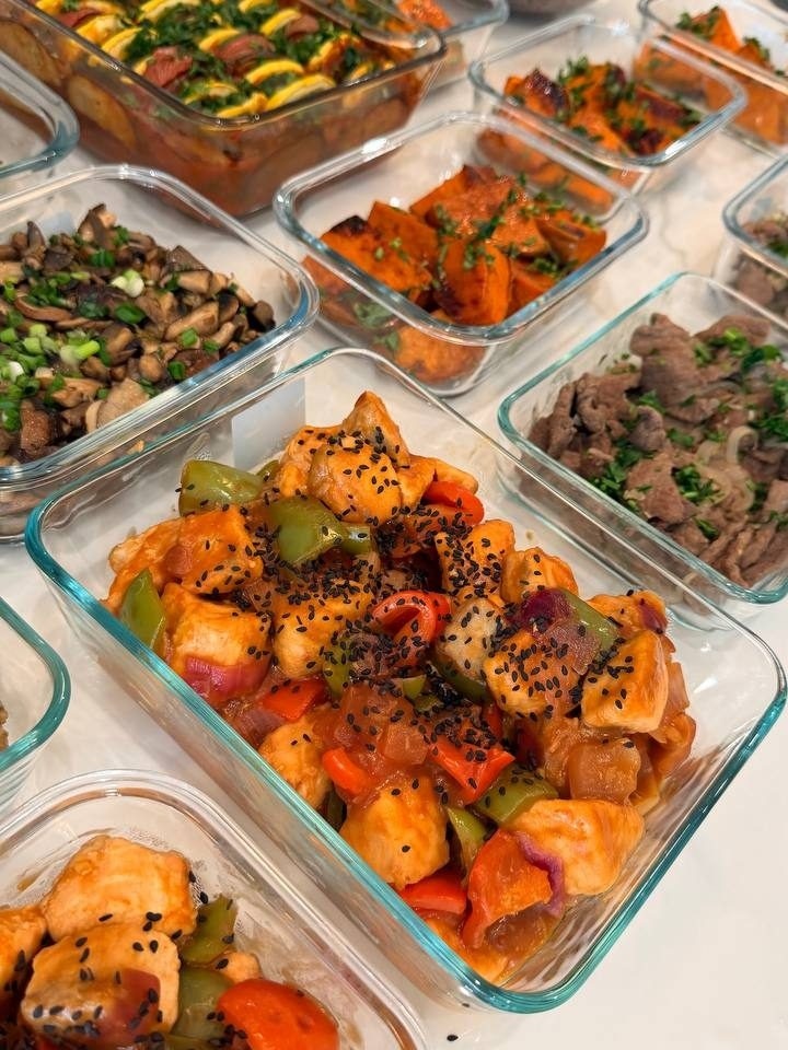 table filled with a variety of dishes