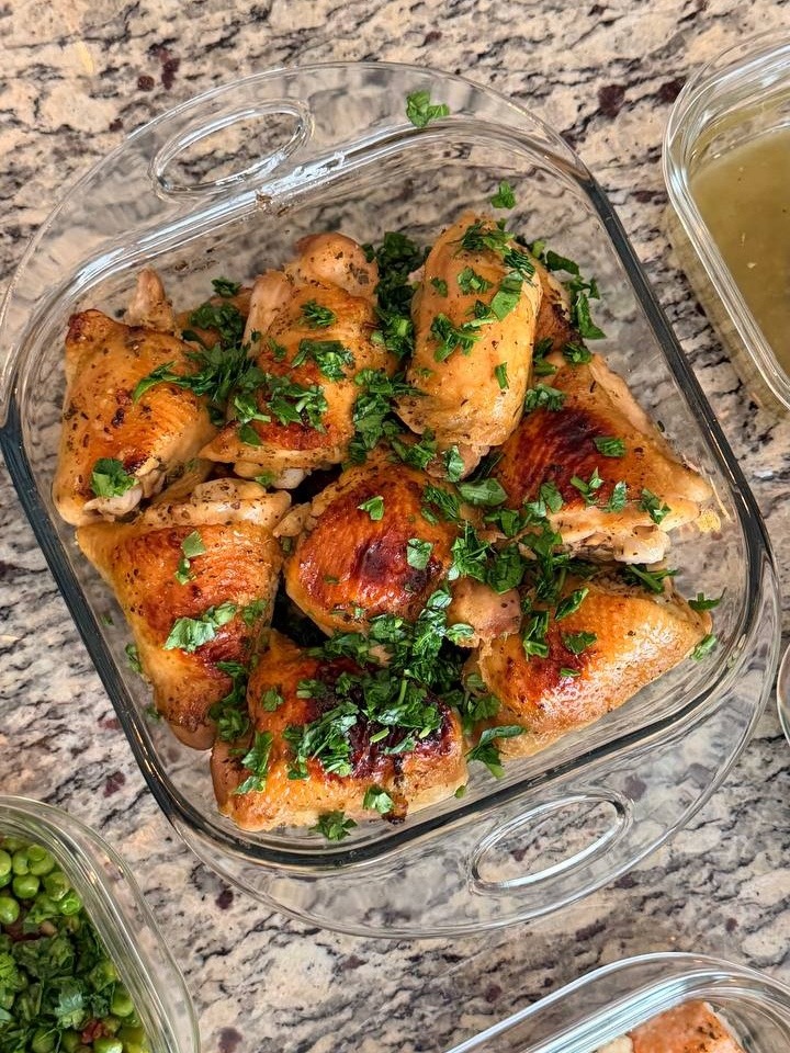 Beef Burgundy & Mediterranean Salmon Meal Prep