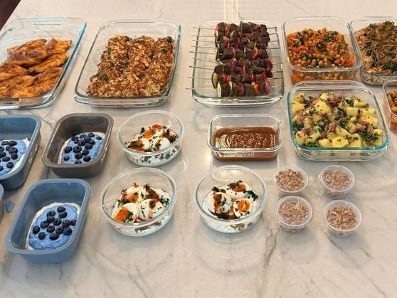 Beef Sirloin Kebabs & Dill Chicken Patties Meal Prep