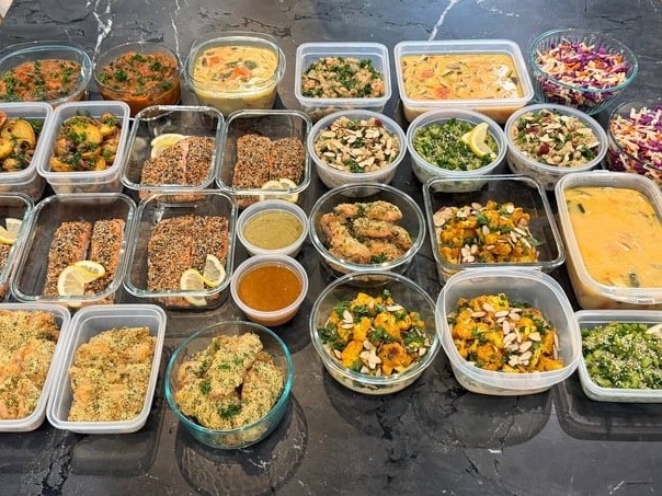Coconut Tom Yam Soup & Everything Bagel Salmon Meal Prep