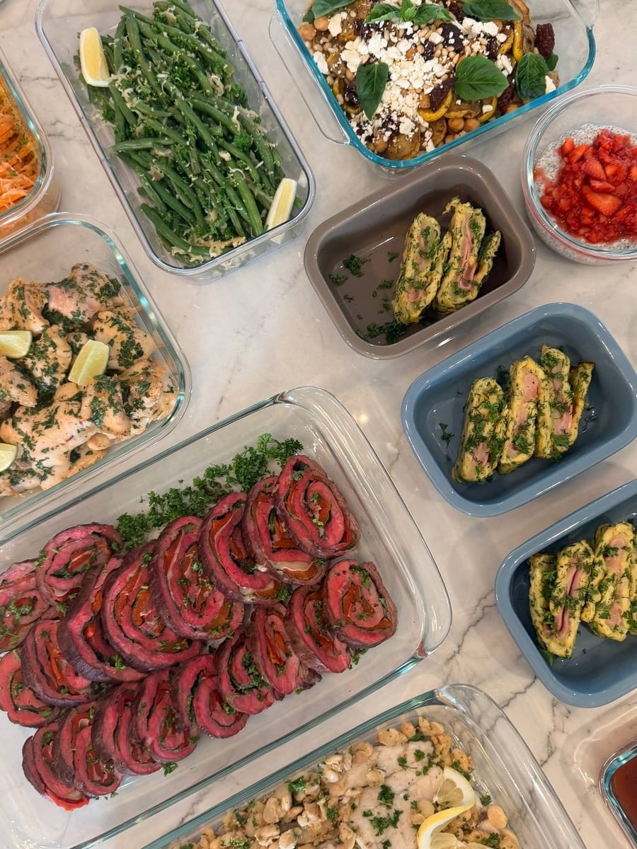 Flank Steak Pinwheels & Crispy Chicken Tenders Meal Prep
