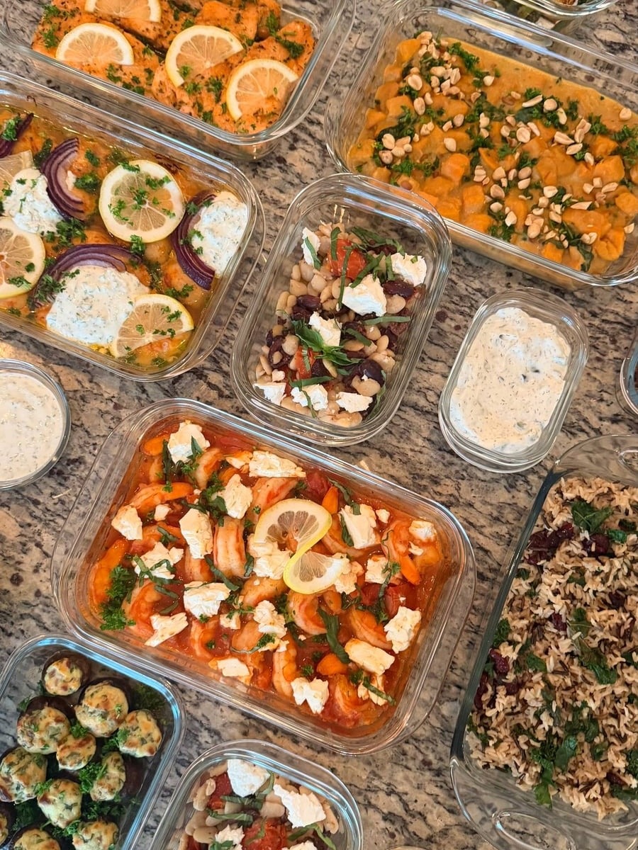 Honey Garlic Salmon & Coffee-Crusted Filet Meal Prep