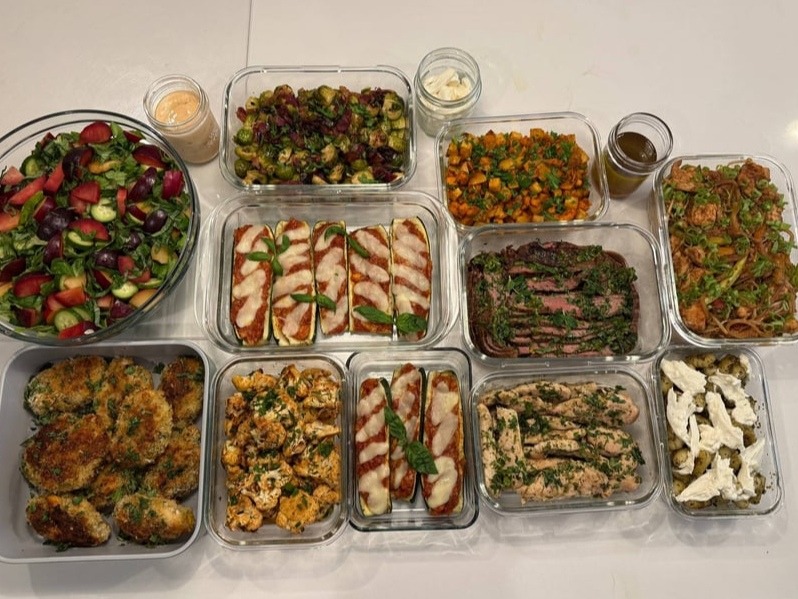 Honey Lime Chicken & Thai Shrimp Cakes Meal Prep