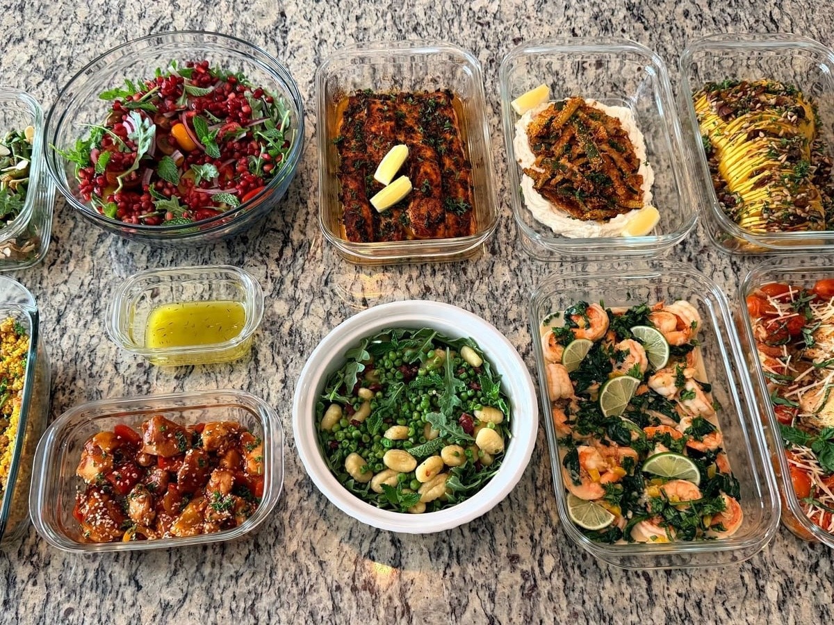 Honey Sumac Salmon & Braised Chicken Pomodoro Meal Prep