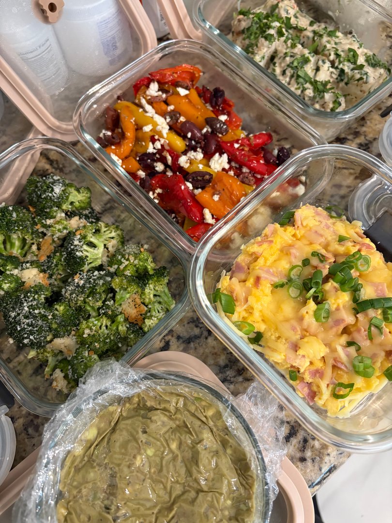 Thai Coconut Halibut and Mediterranean Steak Prep