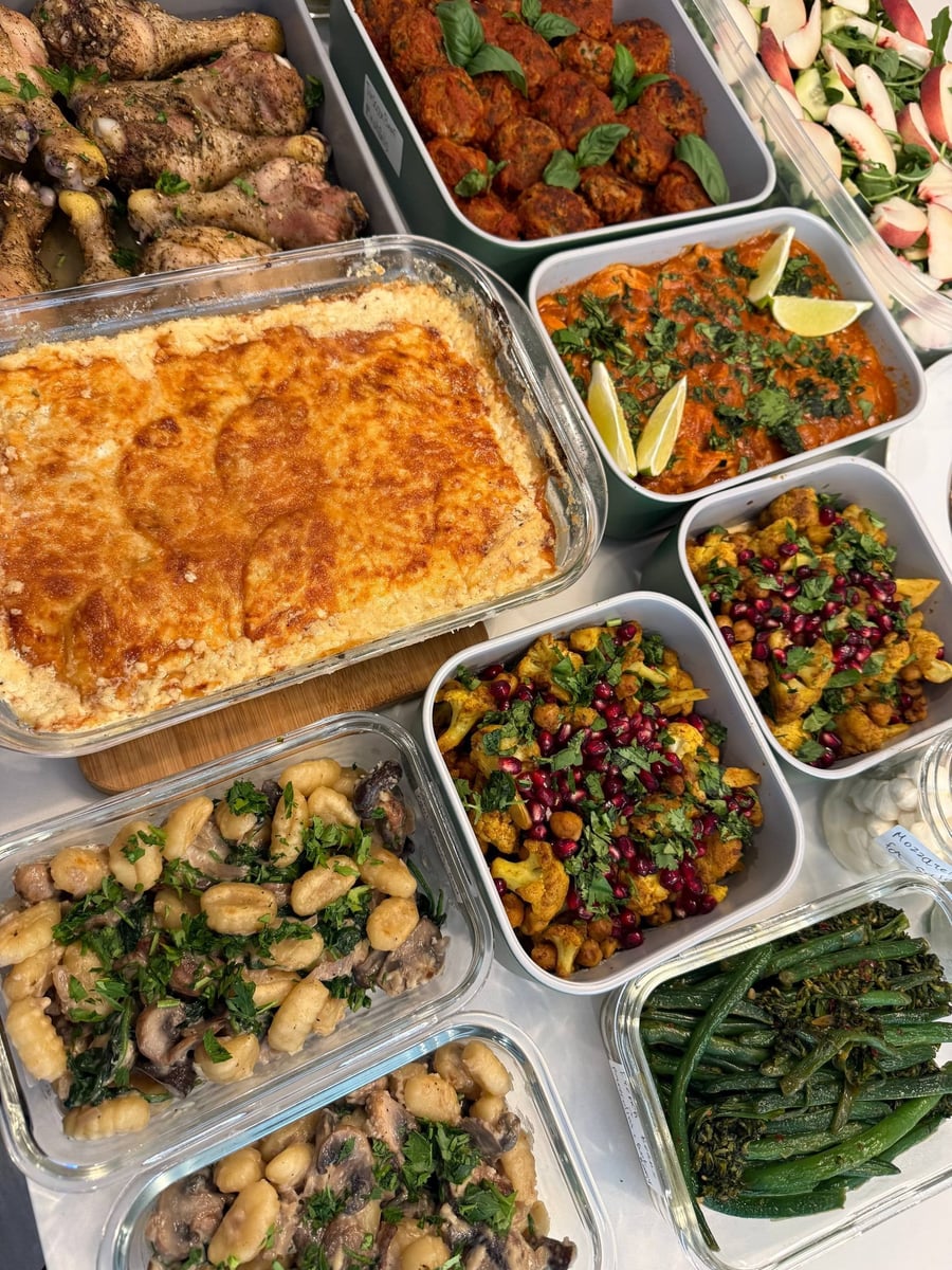 Levantine spices meet a French gratin in a globally inspired menu, complete with white peaches, miso halibut, and Tuscan-style meatballs